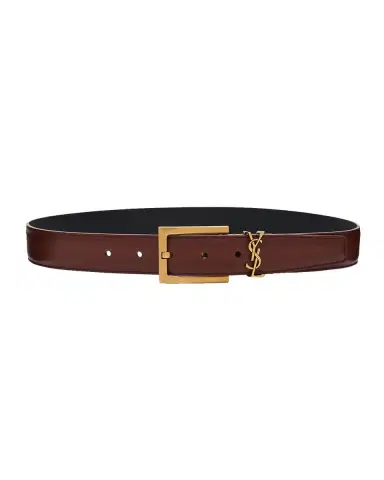 Saint Laurent YSL Calfskin Leather Belt | Thumbnail 2 Saint Laurent YSL Calfskin Leather Belt | Thumbnail 2