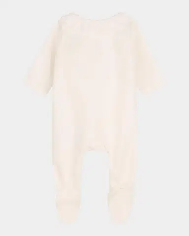 Chloé Girl's Cotton Pyjamas, Bib, & Hat Set, 1M-9M | Thumbnail 4 Chloé Girl's Cotton Pyjamas, Bib, & Hat Set, 1M-9M | Thumbnail 4