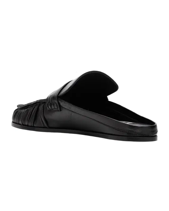 Jil Sander Sabot Leather Loafer Mules