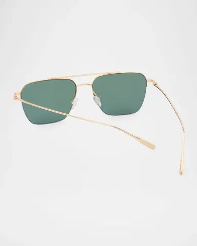 BARTON PERREIRA Men's Armstrong Titanium Aviator Sunglasses | Thumbnail 2 BARTON PERREIRA Men's Armstrong Titanium Aviator Sunglasses | Thumbnail 2
