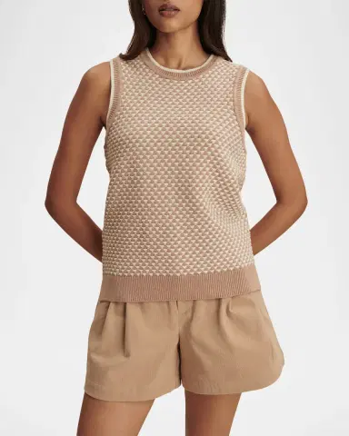 Varley Jenson Stitch Knit Cotton Tank | Thumbnail 4 Varley Jenson Stitch Knit Cotton Tank | Thumbnail 4