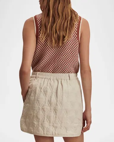 Varley Florin Quilted Miniskirt | Thumbnail 3