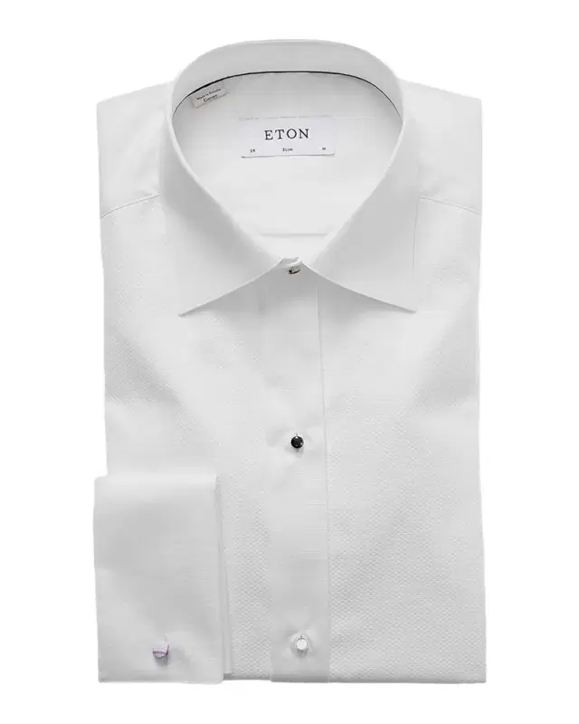 Eton Men 's Formal French-Cuff Dress Shirt