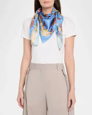 Loewe x Paula's Ibiza Anagram Cotton Scarf | Thumbnail 3 Loewe x Paula's Ibiza Anagram Cotton Scarf | Thumbnail 3