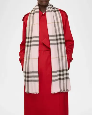 Burberry Giant Check Scarf | Thumbnail 2