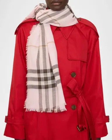Burberry Giant Check Scarf | Thumbnail 3