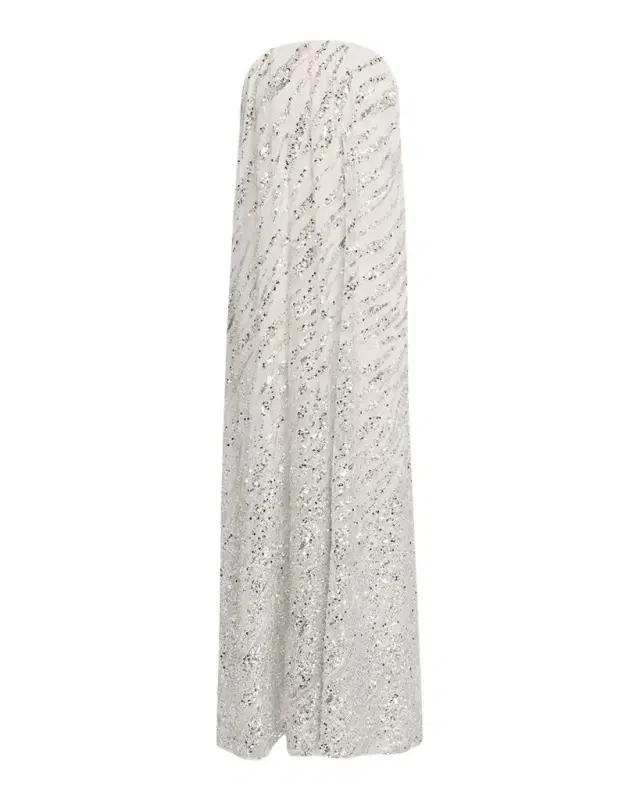 Margot Strapless Ombre Sequin Gown