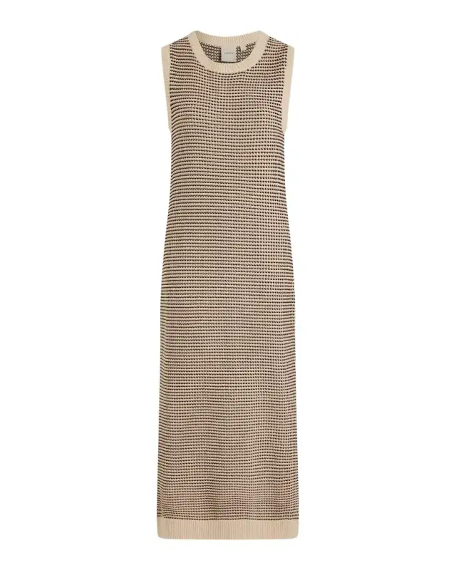 Varley Sadia Stitch-Knit Midi-Dress