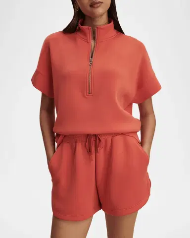 Varley Coulter High-Rise Drawstring Shorts | Thumbnail 3 Varley Coulter High-Rise Drawstring Shorts | Thumbnail 3