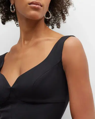 Black Halo Sleeveless Sweetheart Midi Sheath Dress | Thumbnail 4 Black Halo Sleeveless Sweetheart Midi Sheath Dress | Thumbnail 4