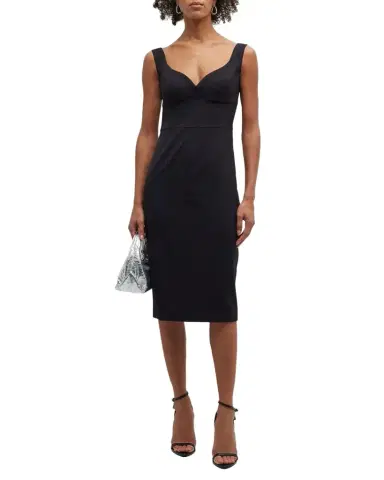 Black Halo Sleeveless Sweetheart Midi Sheath Dress | Thumbnail 1 Black Halo Sleeveless Sweetheart Midi Sheath Dress | Thumbnail 1