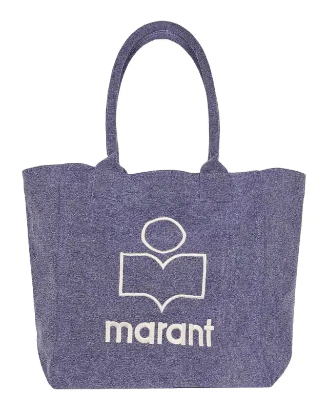 Isabel Marant Yenky Small Washed Canvas Tote Bag