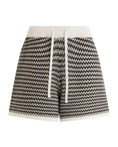 Varley Villiers Zigzag Cotton Shorts | Thumbnail 1 Varley Villiers Zigzag Cotton Shorts | Thumbnail 1