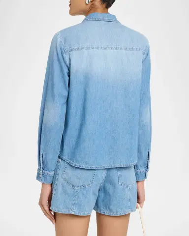 L'Agence Isla Denim Shirt | Thumbnail 3 L'Agence Isla Denim Shirt | Thumbnail 3