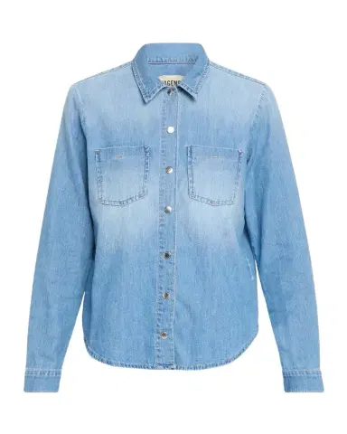 L'Agence Isla Denim Shirt | Thumbnail 1 L'Agence Isla Denim Shirt | Thumbnail 1
