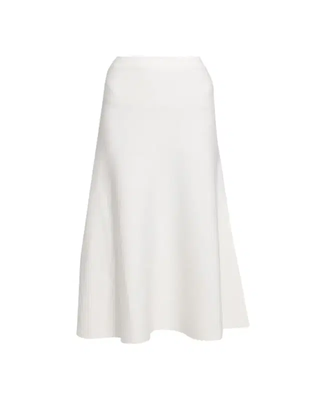 Gabriela Hearst Freddie Midi Wool-Cashmere Skirt