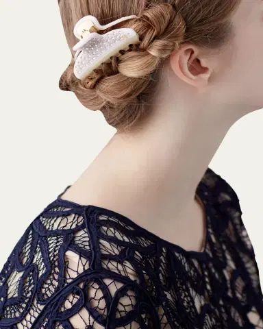 Alexandre de Paris Swarovski Crystal Studded Jaw Hair Clip | Thumbnail 2 Alexandre de Paris Swarovski Crystal Studded Jaw Hair Clip | Thumbnail 2