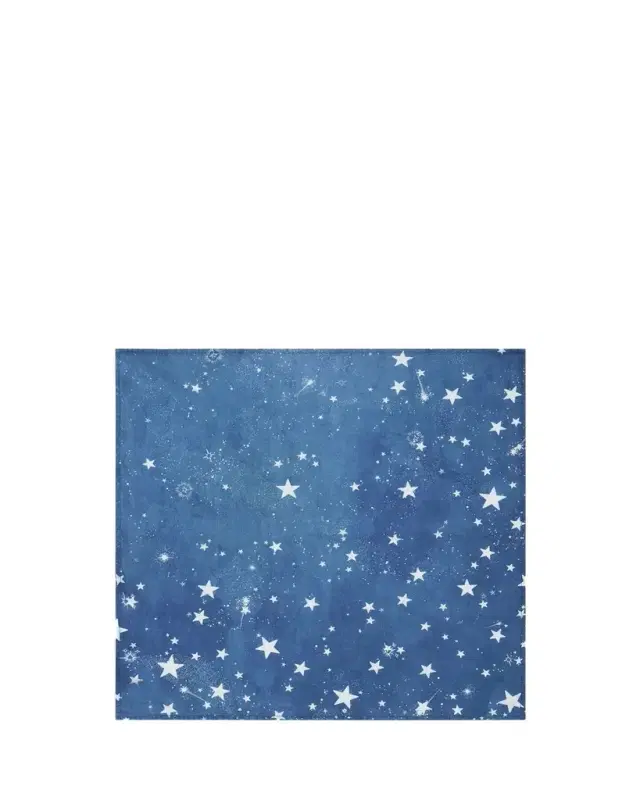 SUMMERILL & BISHOP Celestial Stars Cosmic Blue Napkin, 20" Square