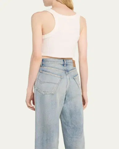 A.L.C. Halsey Cropped Scoop-Neck Tank Top | Thumbnail 3