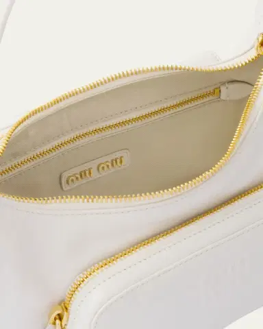 Miu Miu Pocket Napa Leather Shoulder Bag | Thumbnail 4