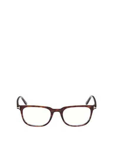 Tom Ford Blue Filtering Acetate Square Glasses With Clip-On Sun Lenses | Thumbnail 1 Tom Ford Blue Filtering Acetate Square Glasses With Clip-On Sun Lenses | Thumbnail 1