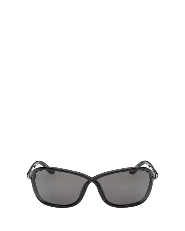 Cut-Out Acetate Round Sunglasses