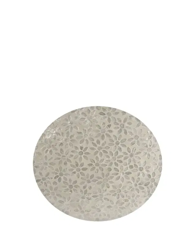 Nomi K Floral Shell Placemat, 15" Round