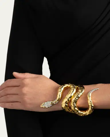 ALEXIS BITTAR Serpent Crystal Cuff Bracelet | Thumbnail 2 ALEXIS BITTAR Serpent Crystal Cuff Bracelet | Thumbnail 2