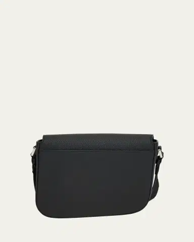 Ferragamo Men's Fiamma Leather Shoulder Bag | Thumbnail 2