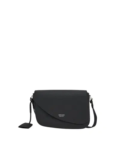 Ferragamo Men's Fiamma Leather Shoulder Bag | Thumbnail 1