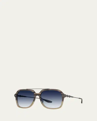Barton Perreira D. Ellis Zyl & Titanium Aviator Sunglasses | Thumbnail 2 Barton Perreira D. Ellis Zyl & Titanium Aviator Sunglasses | Thumbnail 2