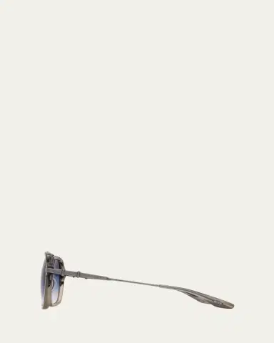 Barton Perreira D. Ellis Zyl & Titanium Aviator Sunglasses | Thumbnail 3 Barton Perreira D. Ellis Zyl & Titanium Aviator Sunglasses | Thumbnail 3