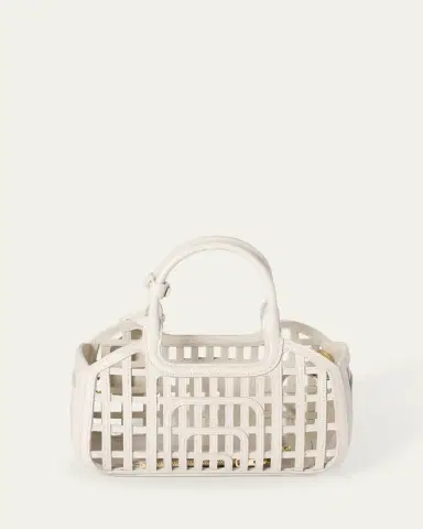 Miu Miu Woven Leather Top-Handle Bag | Thumbnail 3