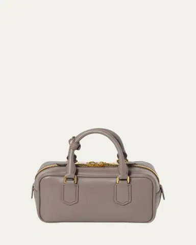 Miu Miu Zip Calf Leather Top-Handle Bag | Thumbnail 4