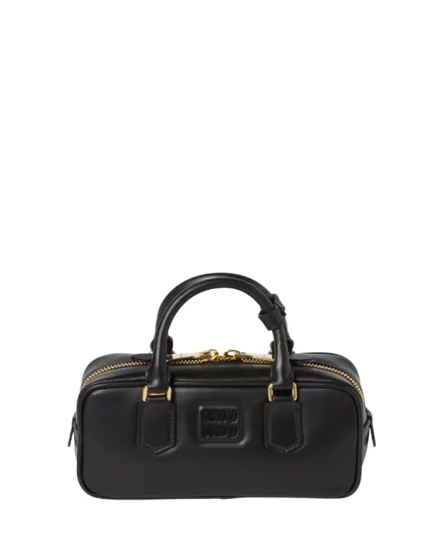 Miu Miu Zip Calf Leather Top-Handle Bag