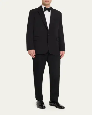 Ferragamo Men's Astro Francesina Patent Leather Oxfords | Thumbnail 5 Ferragamo Men's Astro Francesina Patent Leather Oxfords | Thumbnail 5