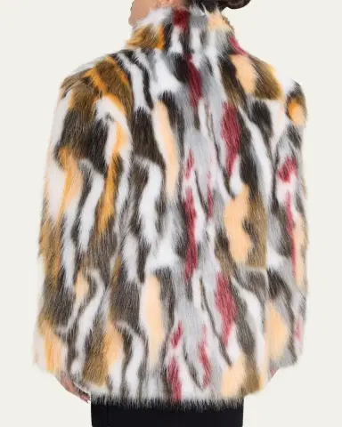 AEXAE Spotted Faux Fur Jacket | Thumbnail 3 AEXAE Spotted Faux Fur Jacket | Thumbnail 3