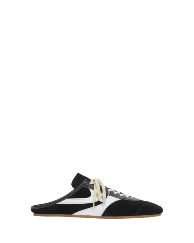 Dries Van Noten Men's Suede and Leather Mule Sneakers