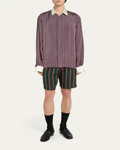 Dries Van Noten Men's Leather Dress Loafers | Thumbnail 3