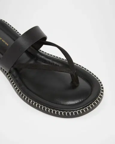 Dries Van Noten Men's Thong Leather Sandals | Thumbnail 4 Dries Van Noten Men's Thong Leather Sandals | Thumbnail 4