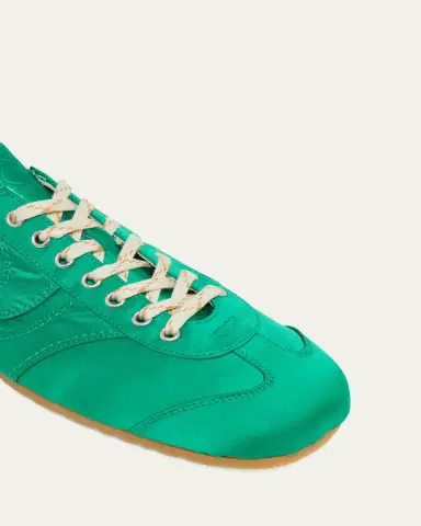 Dries Van Noten Men's Satin Low-Top Sneakers | Thumbnail 5 Dries Van Noten Men's Satin Low-Top Sneakers | Thumbnail 5