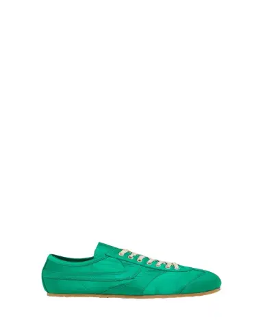 Dries Van Noten Men's Satin Low-Top Sneakers | Thumbnail 1 Dries Van Noten Men's Satin Low-Top Sneakers | Thumbnail 1
