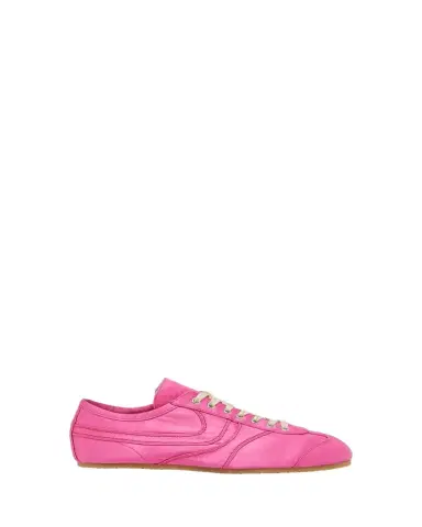 Dries Van Noten Men's Satin Low-Top Sneakers | Thumbnail 1 Dries Van Noten Men's Satin Low-Top Sneakers | Thumbnail 1