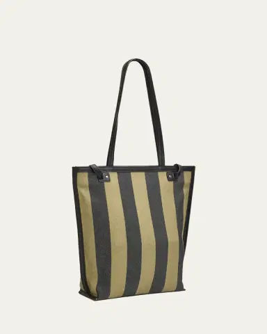 Proenza Schouler Striped Canvas North-South Tote Bag | Thumbnail 3 Proenza Schouler Striped Canvas North-South Tote Bag | Thumbnail 3