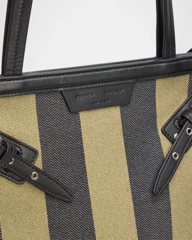 Proenza Schouler Striped Canvas North-South Tote Bag | Thumbnail 8 Proenza Schouler Striped Canvas North-South Tote Bag | Thumbnail 8