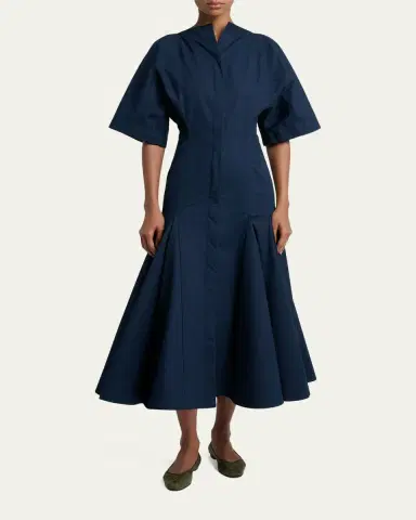 Jacquemus Poplin Midi Shirtdress | Thumbnail 2 Jacquemus Poplin Midi Shirtdress | Thumbnail 2