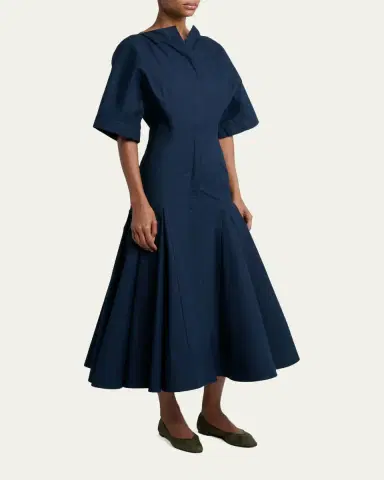 Jacquemus Poplin Midi Shirtdress | Thumbnail 4 Jacquemus Poplin Midi Shirtdress | Thumbnail 4