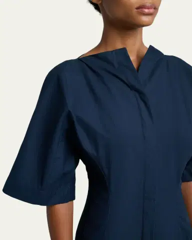 Jacquemus Poplin Midi Shirtdress | Thumbnail 5 Jacquemus Poplin Midi Shirtdress | Thumbnail 5