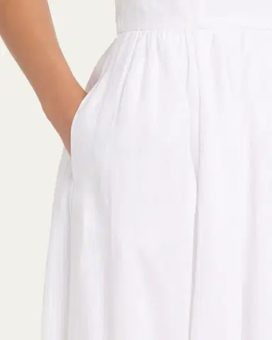 AEXAE Sleeveless Linen Midi Dress | Thumbnail 5