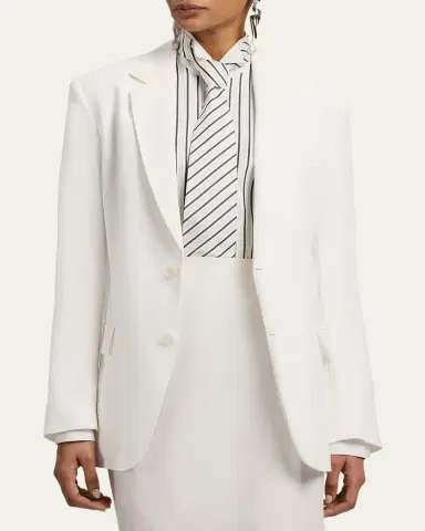 Ralph Lauren Collection Marcy Twill Jacket | Thumbnail 4 Ralph Lauren Collection Marcy Twill Jacket | Thumbnail 4